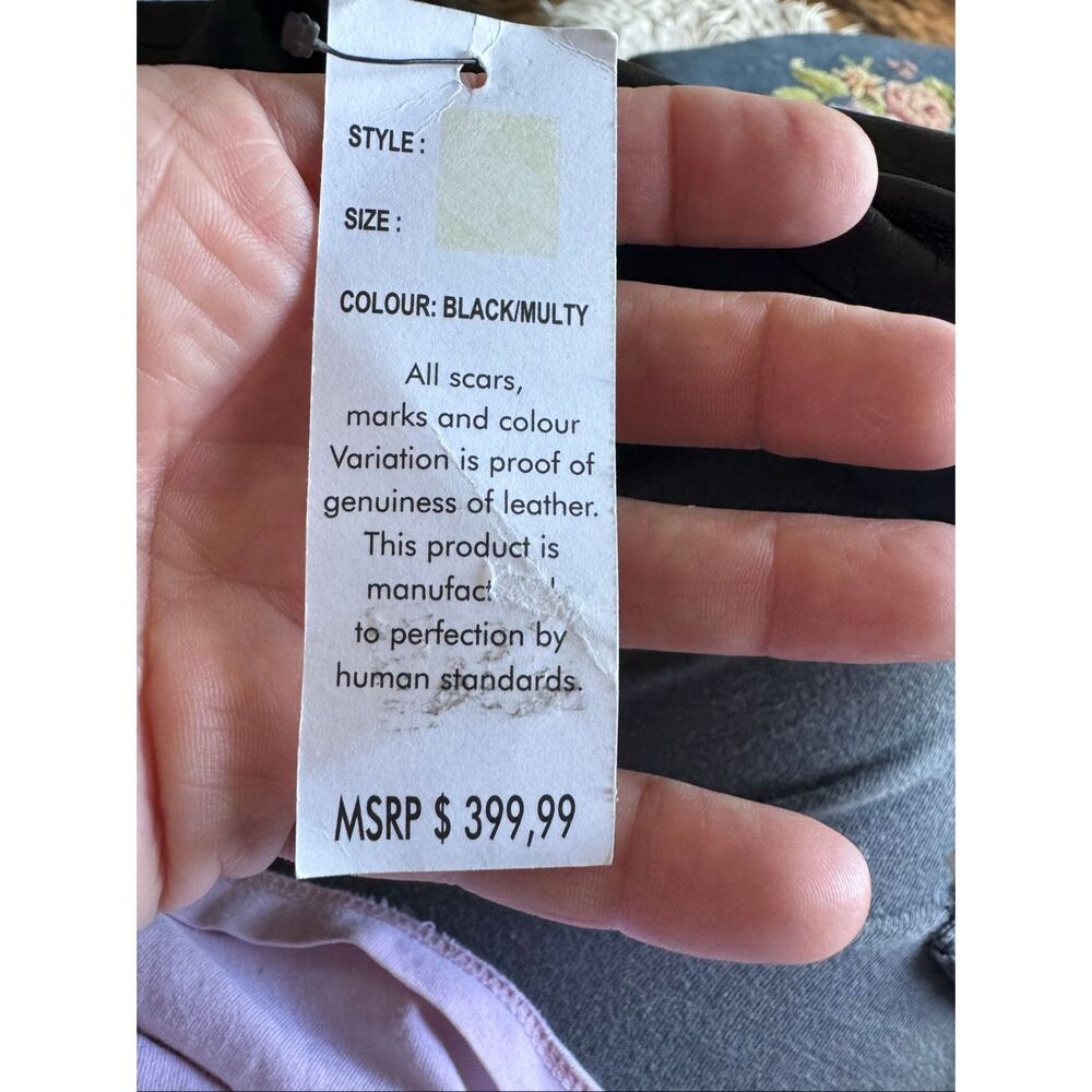 Barbie Custom Embroidered Glam Graphic Leather Jacket With Faux Fur Hood - Picture 11 of 13